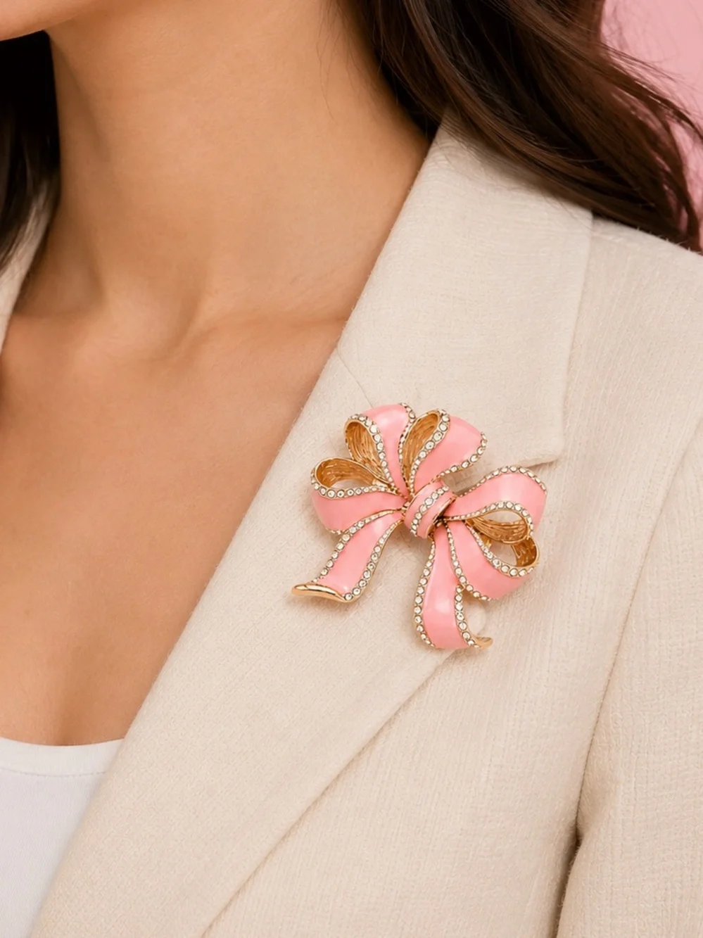 Anthropologie elegant pink